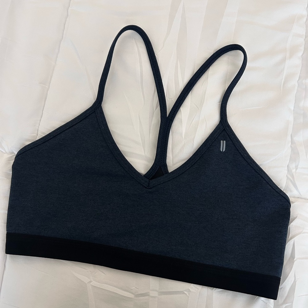 NOBULL Black Sports Bra Seamless Racerback Design
